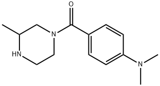 N,N-dimethyl-4-(3-methylpiperazine-1-carbonyl)aniline Structure
