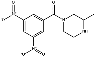 1-(3,5-dinitrobenzoyl)-3-methylpiperazine 구조식 이미지