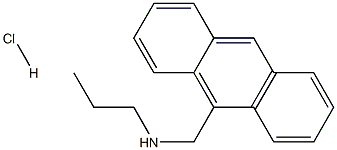 [(anthracen-9-yl)methyl](propyl)amine hydrochloride 구조식 이미지