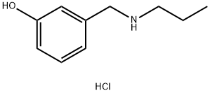 3-[(propylamino)methyl]phenol hydrochloride 구조식 이미지