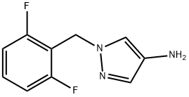 1-[(2,6-difluorophenyl)methyl]-1H-pyrazol-4-amine 구조식 이미지