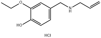 2-ethoxy-4-{[(prop-2-en-1-yl)amino]methyl}phenol hydrochloride Structure