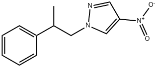 4-nitro-1-(2-phenylpropyl)-1H-pyrazole 구조식 이미지