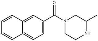 3-methyl-1-(naphthalene-2-carbonyl)piperazine Structure