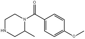 1-(4-methoxybenzoyl)-2-methylpiperazine Structure
