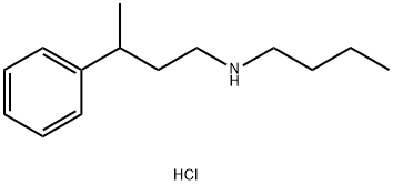 butyl(3-phenylbutyl)amine hydrochloride Structure