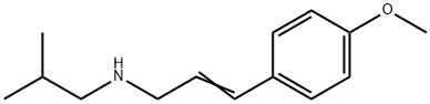 [(2E)-3-(4-methoxyphenyl)prop-2-en-1-yl](2-methylpropyl)amine Structure