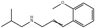 [(2E)-3-(2-methoxyphenyl)prop-2-en-1-yl](2-methylpropyl)amine Structure