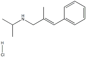 [(2E)-2-methyl-3-phenylprop-2-en-1-yl](propan-2-yl)amine hydrochloride Structure