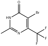 5-Bromo-2-methyl-6-(trifluoromethyl)pyrimidin-4-ol Structure