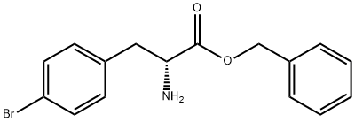 4-bromo- D-Phenylalanine, phenylmethyl ester Structure