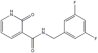 N-[(3,5-difluorophenyl)methyl]-2-oxo-1H-pyridine-3-carboxamide Structure