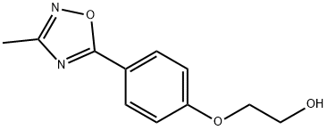 2-[4-(3-Methyl-[1,2,4]oxadiazol-5-yl)-phenoxy]-ethanol Structure