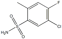 5-chloro-4-fluoro-2-methylbenzenesulfonamide Structure