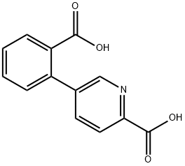 5-(2-Carboxyphenyl)-picolinic acid Structure