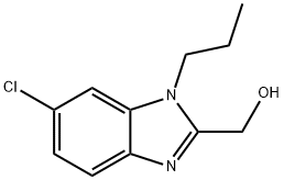 (6-Chloro-1-propyl-1H-benzoimidazol-2-yl)-methanol 구조식 이미지