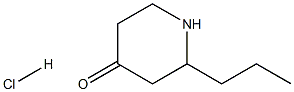 2-propylpiperidin-4-one:hydrochloride Structure