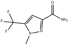 1-methyl-5-(trifluoromethyl)-1H-pyrazole-3-carboxamide 구조식 이미지