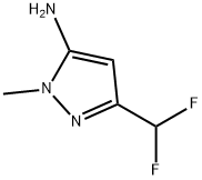 3-(Difluoromethyl)-1-methyl-1H-pyrazol-5-amine Structure