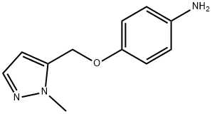 4-[(1-methyl-1H-pyrazol-5-yl)methoxy]aniline Structure