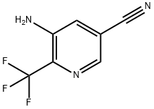 5-Amino-6-trifluoromethyl-nicotinonitrile Structure