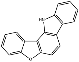 12H-benzofuro[3,2-a]carbazole Structure