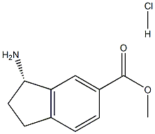 (S)-METHYL 3-AMINO-2,3-DIHYDRO-1H-INDENE-5-CARBOXYLATE HYDROCHLORIDE Structure