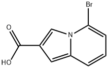 5-Bromo-indolizine-2-carboxylic acid 구조식 이미지