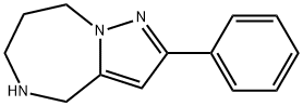 5,6,7,8-tetrahydro-2-phenyl-4H-pyrazolo[1,5-a][1,4]diazepine Structure