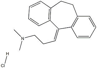 Amitriptyline hydrochloride impurity F Structure