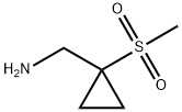 (1-methylsulfonylcyclopropyl)methanamine 구조식 이미지