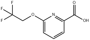 6-(2,2,2-Trifluoroethoxy)pyridine-2-carboxylic acid Structure