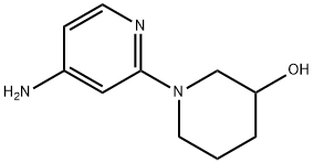 1-(4-aminopyridin-2-yl)piperidin-3-ol Structure