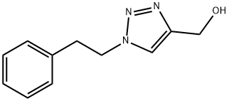 [1-(2-phenylethyl)-1H-1,2,3-triazol-4-yl]methanol Structure