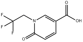 6-Oxo-1-(2,2,2-trifluoroethyl)-1,6-dihydropyridine-3-carboxylic acid Structure