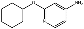 2-(cyclohexyloxy)pyridin-4-amine Structure