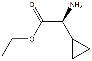 RS-2-Cyclopropylglycine ethyl ester Structure