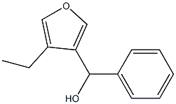 (4-ETHYLFURAN-3-YL)(PHENYL)METHANOL 구조식 이미지