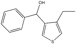 (4-ETHYLTHIOPHEN-3-YL)(PHENYL)METHANOL Structure