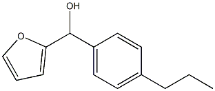 furan-2-yl-(4-propylphenyl)methanol Structure