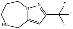 2-(trifluoromethyl)-5,6,7,8-tetrahydro-4H-pyrazolo[1,5-a][1,4]diazepine Structure