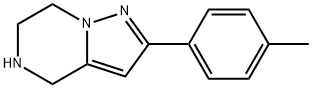 4,5,6,7-tetrahydro-2-p-tolylpyrazolo[1,5-a]pyrazine Structure