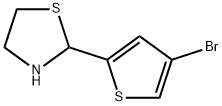 2-(4-bromothiophen-2-yl)-1,3-thiazolidine Structure