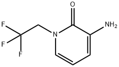 3-Amino-1-(2,2,2-trifluoroethyl)-1,2-dihydropyridin-2-one Structure
