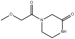 4-(2-methoxyacetyl)piperazin-2-one Structure