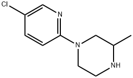 1-(5-chloropyridin-2-yl)-3-methylpiperazine 구조식 이미지