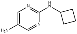 N2-Cyclobutylpyrimidine-2,5-diamine Structure