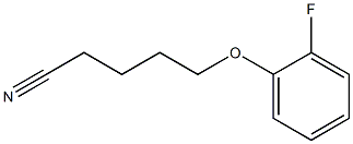 5-(2-fluorophenoxy)pentanenitrile Structure