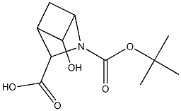 5-HYDROXY-2-AZA-BICYCLO[2.1.1]HEXANE-2,3-DICARBOXYLICACID2-TERT-BUTYL ESTER Structure