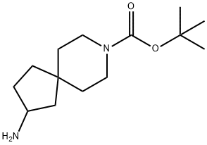 tert-butyl 2-amino-8-azaspiro[4.5]decane-8-carboxylate 구조식 이미지